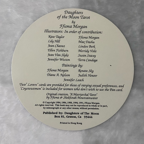 Daughters of the Moon Tarot Deck by Ffiona Morgan - Out of Print - Picture 6 of 11